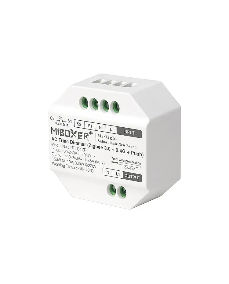 AC Triac ELV Dimmer Zigbee 3.0 For Traditional Incandescent Lights / product image