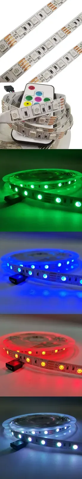 DC12V 5050 60LEDs RGB LED Strip Light detail 08