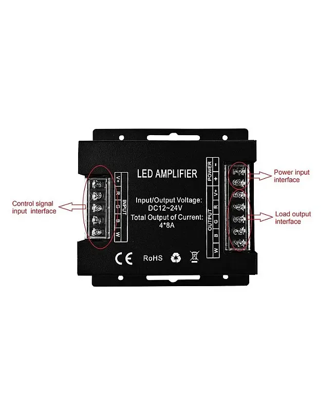 RGBW LED Repeater 12V 384W detail 06