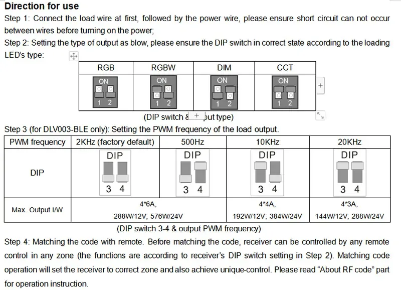 576W Hoion BLE Bluetooth 2.4G Wireless RF LED Controller detail 08