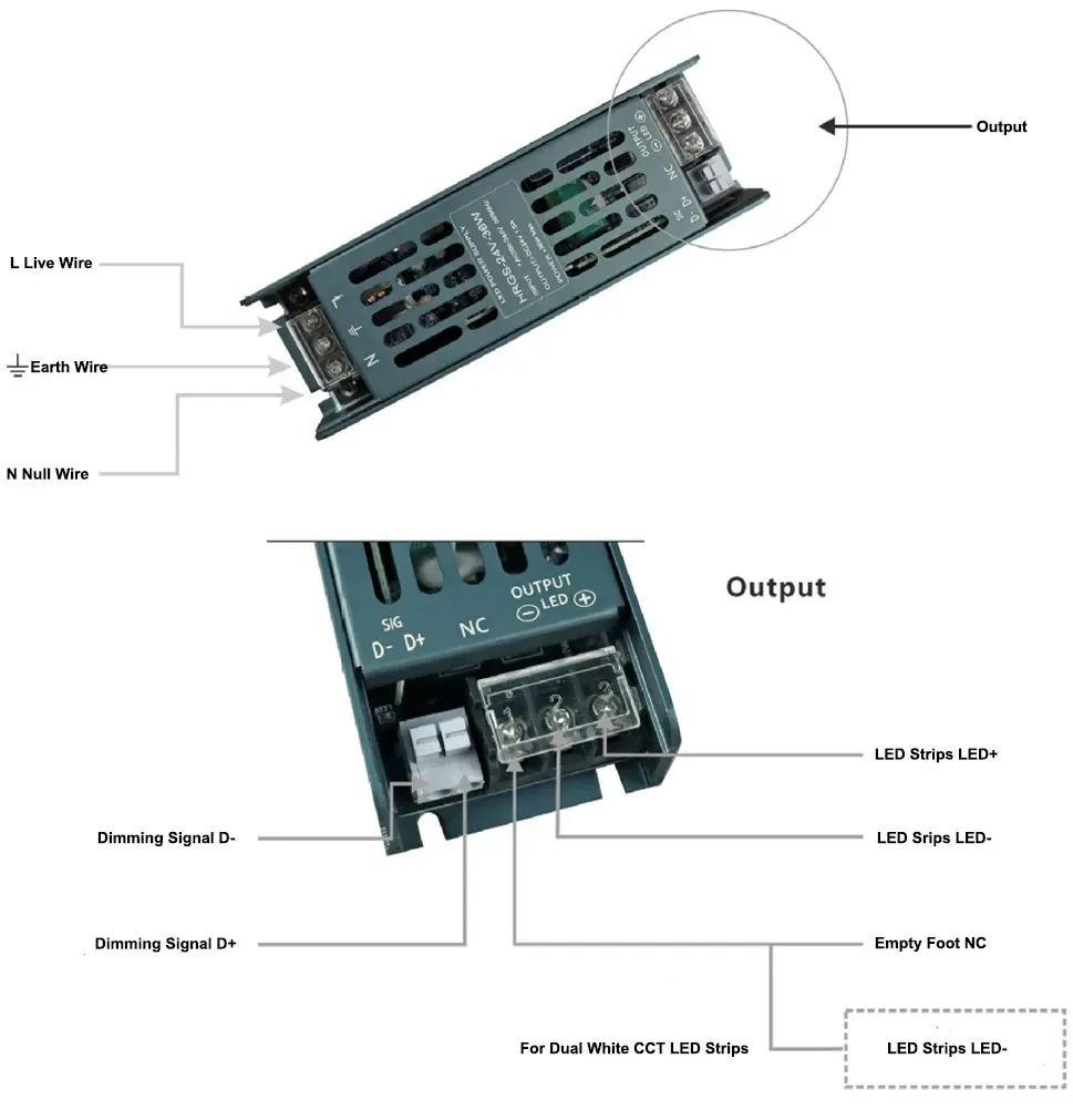 TRIAC / 0 10V 2 In 1 Constant Voltage Dimmable LED Drivers detail 10