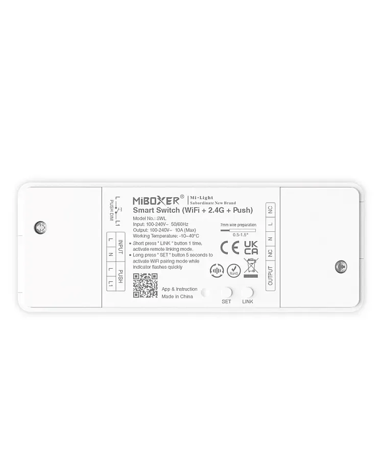 SWL Smart Light Switch Voice Control / product image