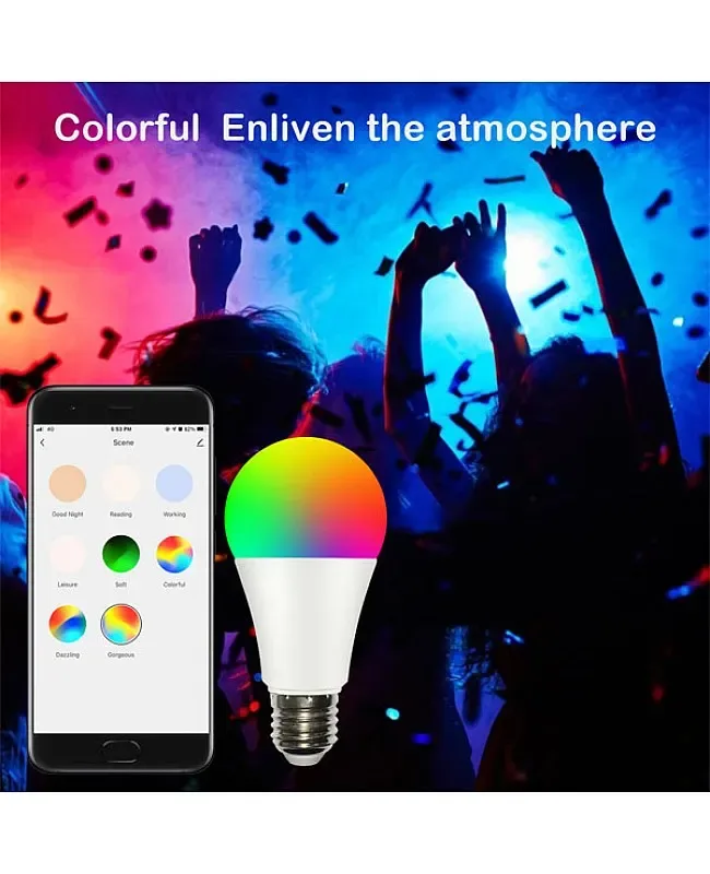 RGB+CCT Bluetooth Compatible Light Bulb detail 07