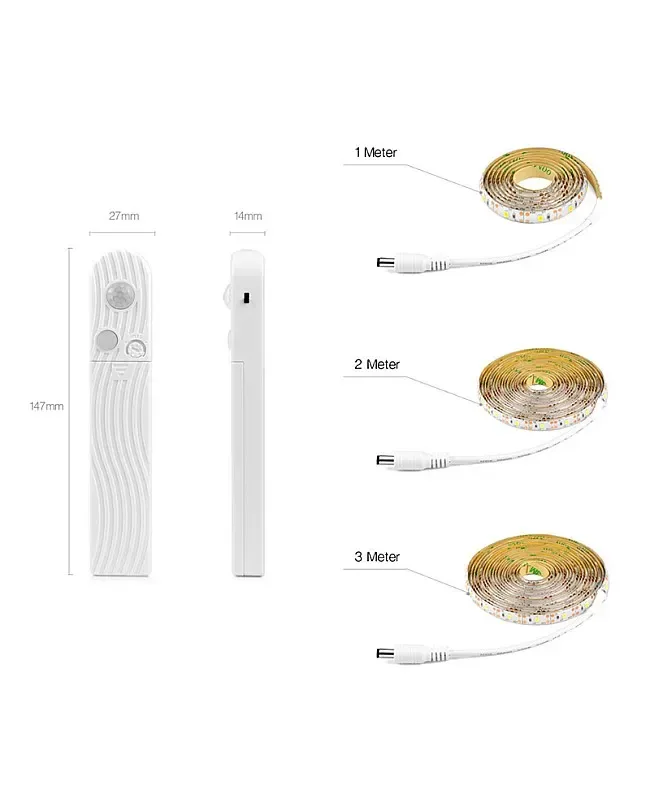 Battery Powered 2835 LED Strips With Sensor detail 07