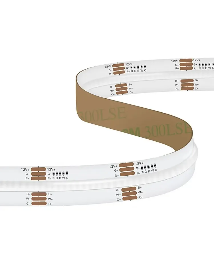 Flexible 24V RGB+CCT COB Strip Lights Color Changing 5M / product image