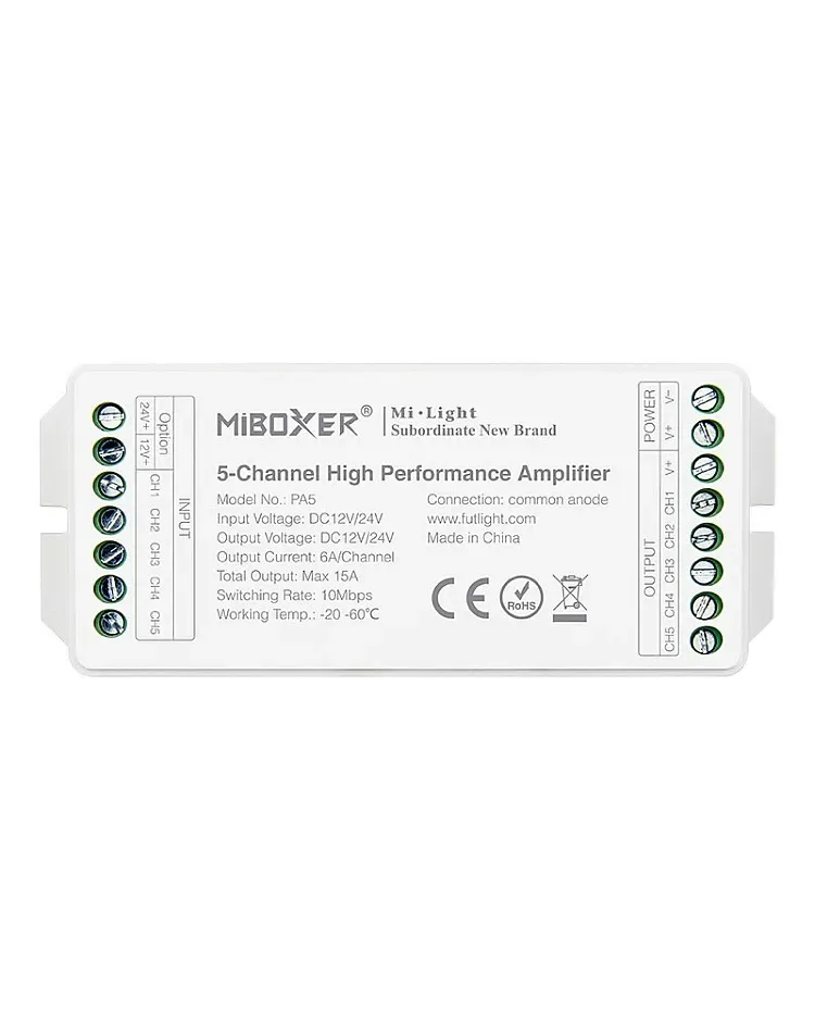 5 Channels High Performance LED RGB Amplifier / product image