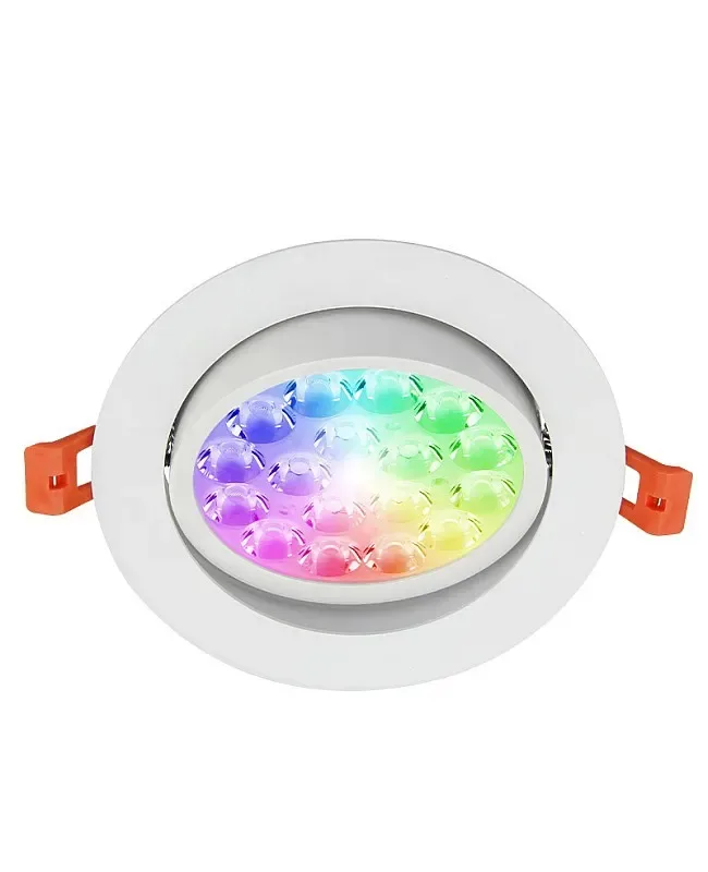 9W RGBWW Adjustable LED Recessed Downlight detail 04
