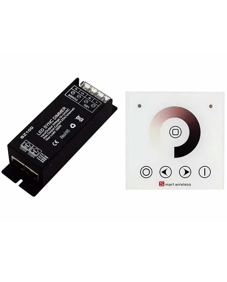 RF SYNC LED Dimmer With Touch Wall Panel Remote / product image