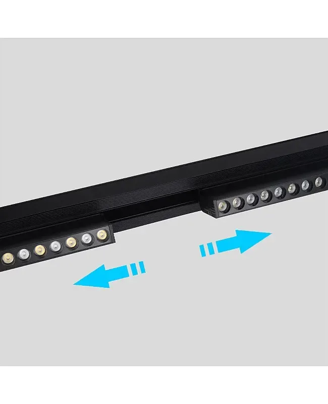 Zigbee Foldable Magnetic Black Track Lighting detail 05