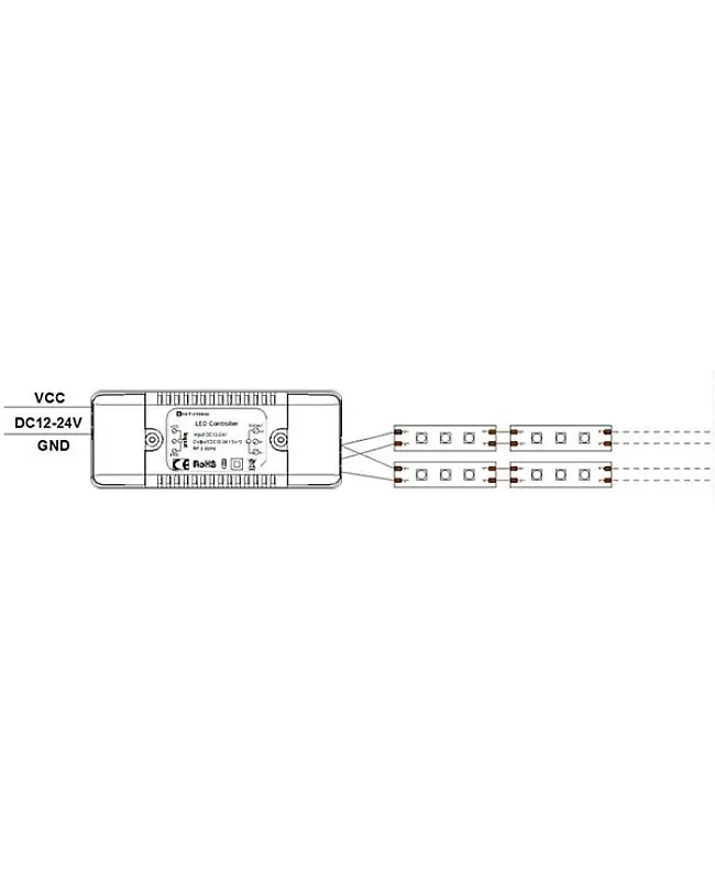12V 24V LED Dimmer With 4 Zone Control detail 05