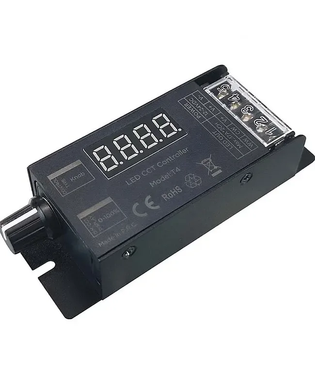 400W CCT Tunable White PWM Dimmer With Knob Switch detail 04