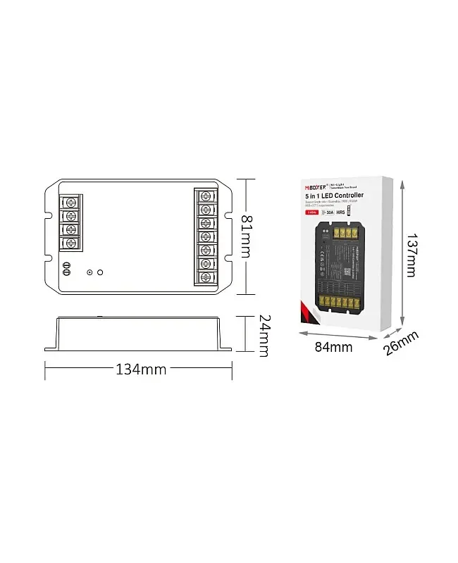 5 In 1 30A RF Lighting Controller detail 04