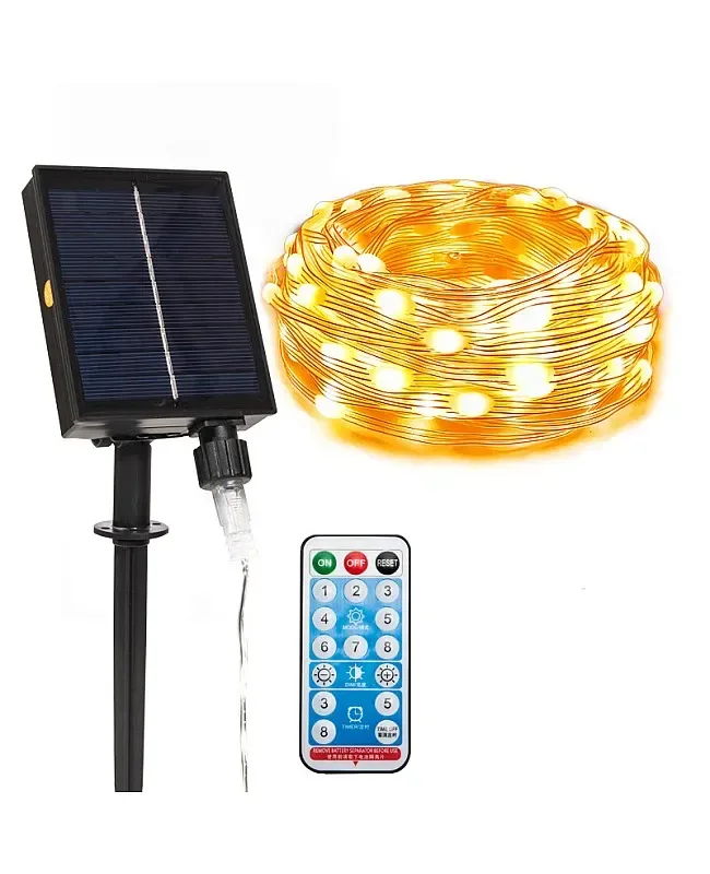 Color Changing Solar String Lights Outdoor With Remote detail 02