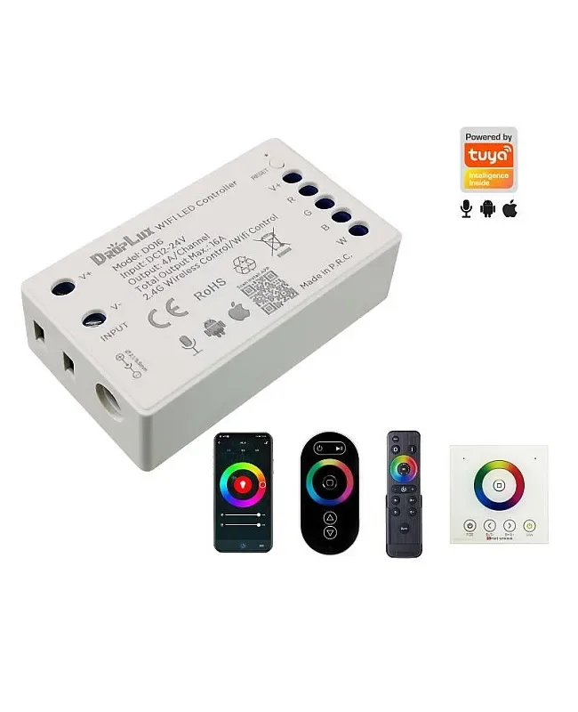 384W RGBW LED Strip WIFI Controller With 2.4G Remote Control detail 03
