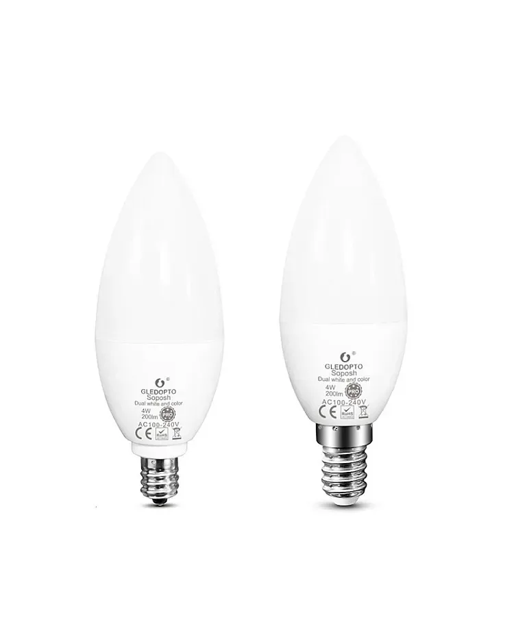 4W RGB+CCT Candle Light Bulb Pro / product image