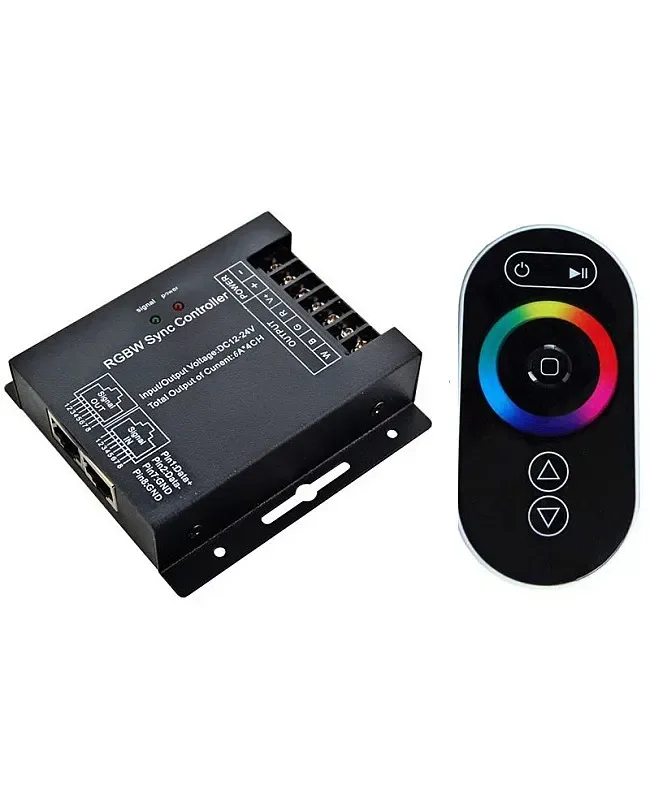768W RGBW LED Controller With RF Touch Remote Control detail 02