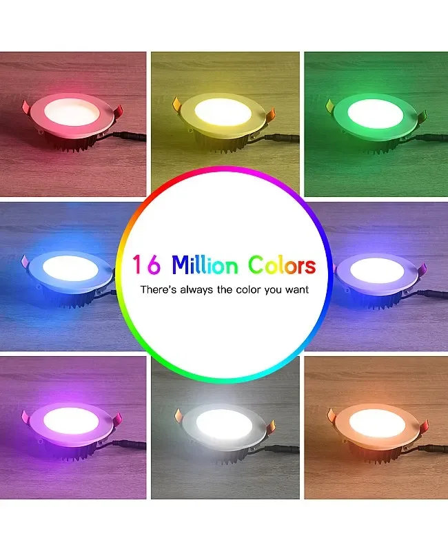 6/9/12W Zigbee Downlight Pro RGB CCT APP Voice Control detail 07