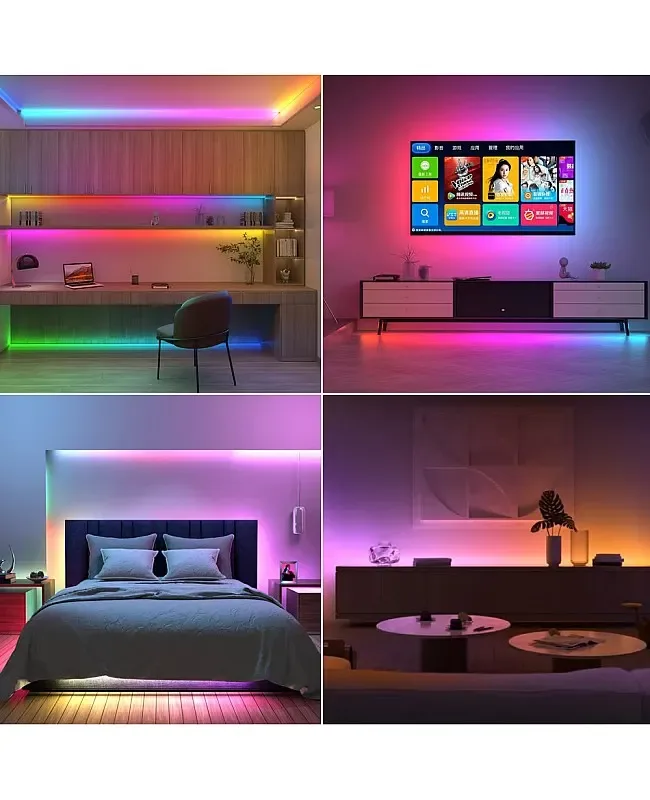 Seamless WS2812B Addressable Smart Light Strips 16.4FT detail 12