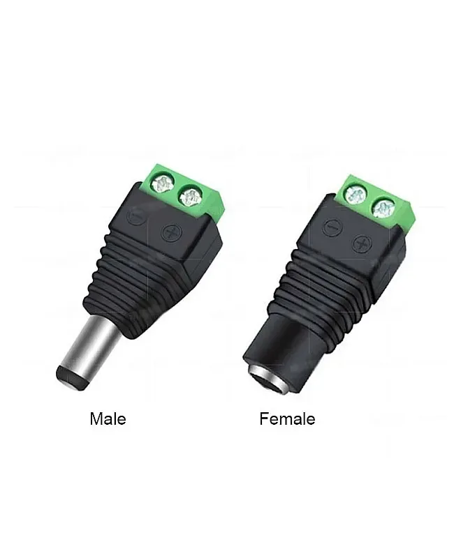 5/2.1mm Male Female DC Plug LED Connectors detail 04