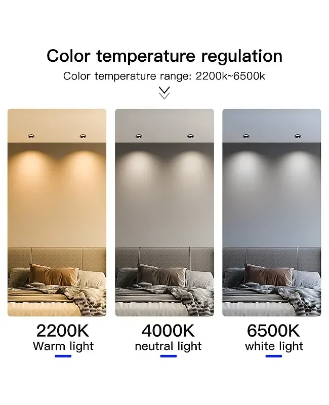 6W RGB+CCT Smart Zigbee Recessed Ceiling Light detail 07