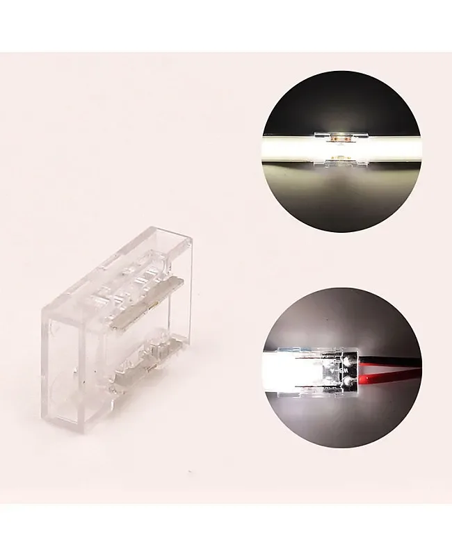 Solderless COB LED Connector For Single Color Strip Lights detail 07