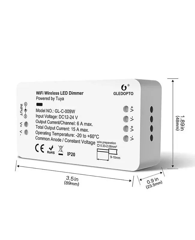GL C 009W Wireless WiFi Light Dimmer Voice Control detail 03