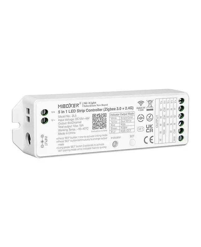 5 In 1 RGBWW Controller Zigbee 3.0+2.4G Wireless detail 05