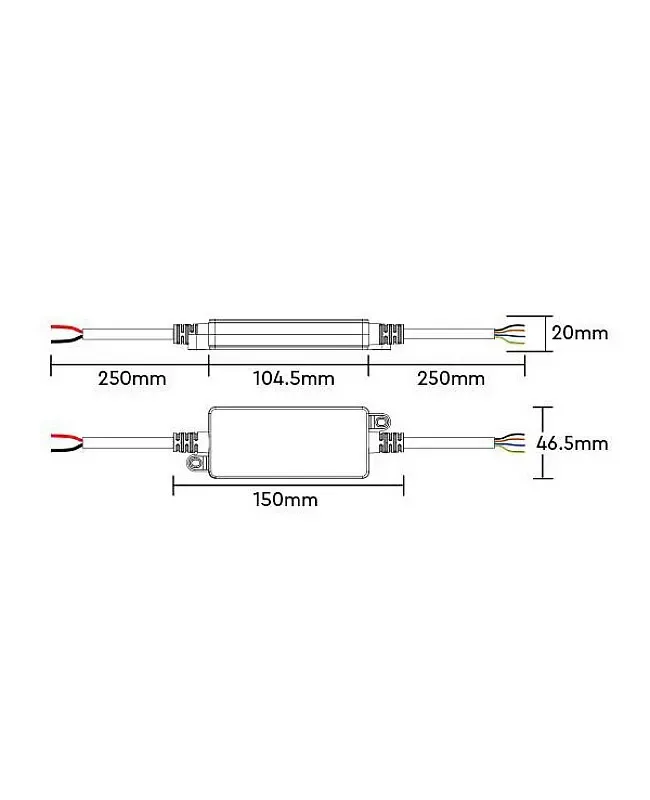 IP66 Wwatereproof RGB LED Controller Voice Control detail 05