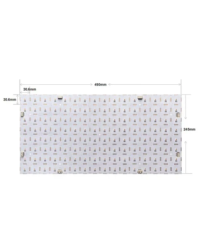 Color Changing RGB 24V LED Panel Sheets Cuttable detail 07
