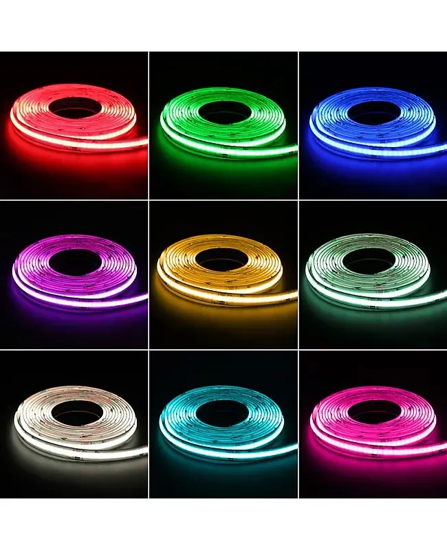 Seamless RGB COB LED Tape High CRI DC12V/24V detail 02