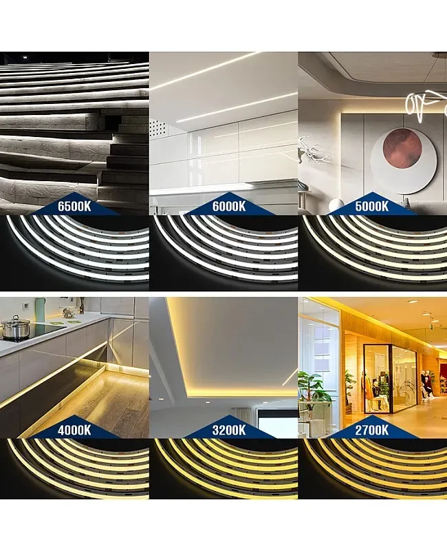 Tunable White COB LED Strip 24V Dimmable detail 09