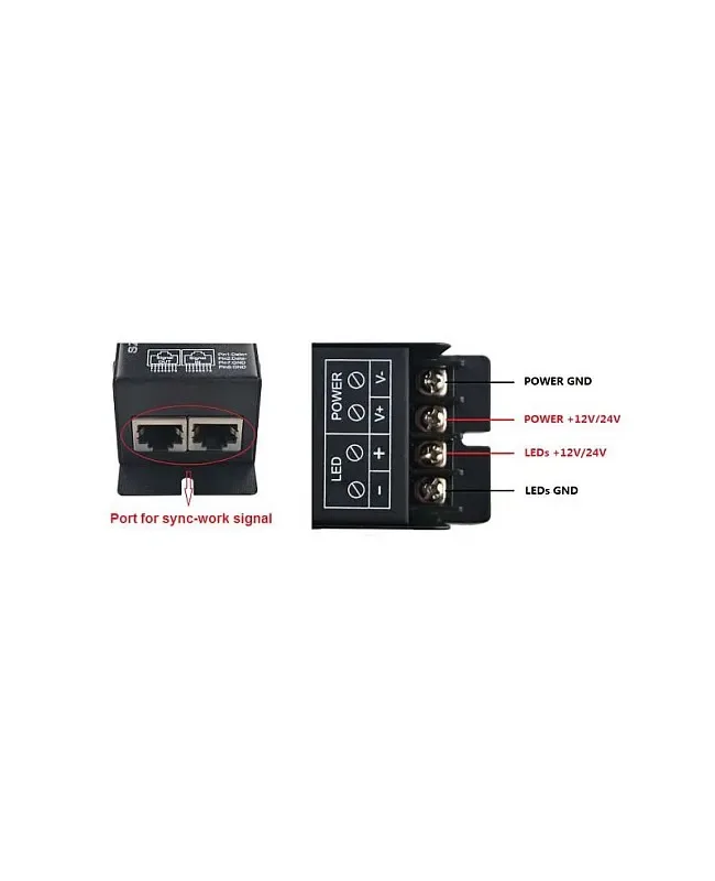 Constant Voltage Single Color Dimmer For LED Lights detail 03