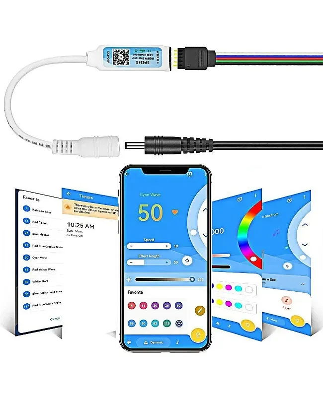 Inline Bluetooth RGB Mini LED Controller detail 09