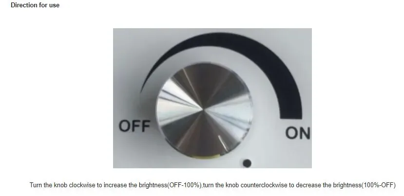 0 10V Knob Wall Panel LED Dimmer detail 08