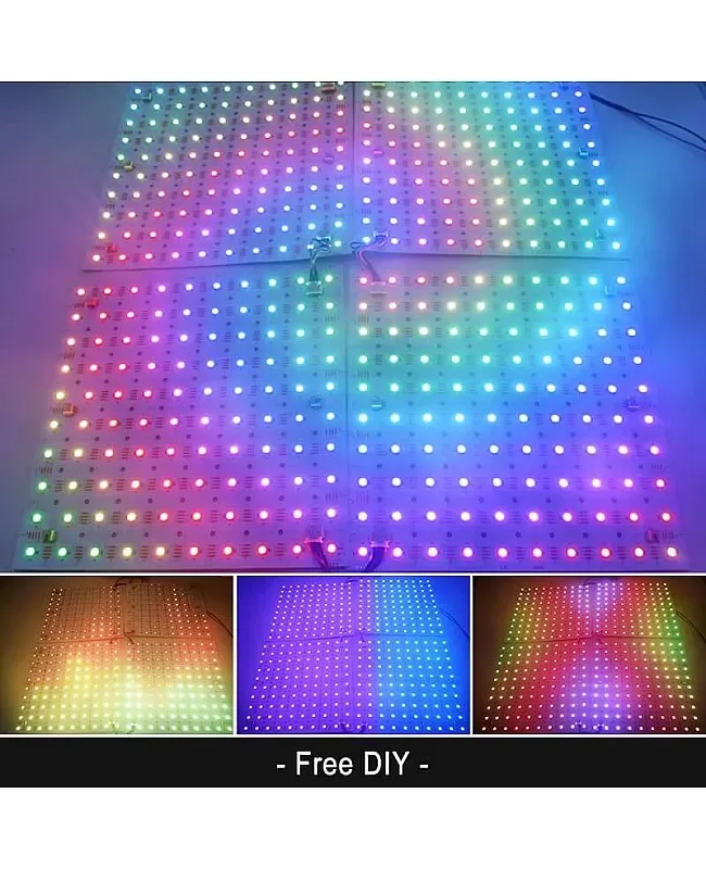 12V Digital Individually Addressable Cuttable RGB LED Sheets detail 06