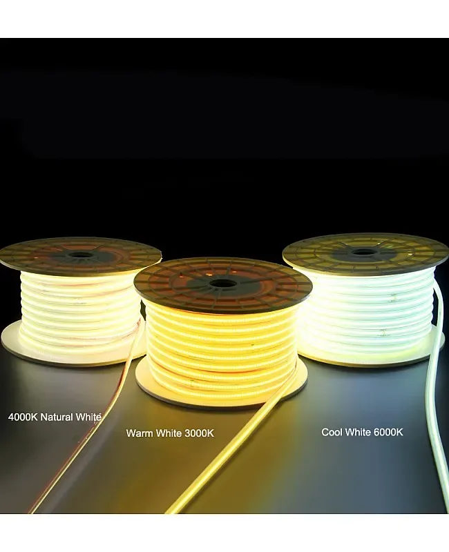AC110V COB LED Strips Outdoor Waterproof Dotless detail 04
