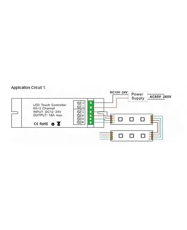 432W RGB LED Touch Controller detail 05