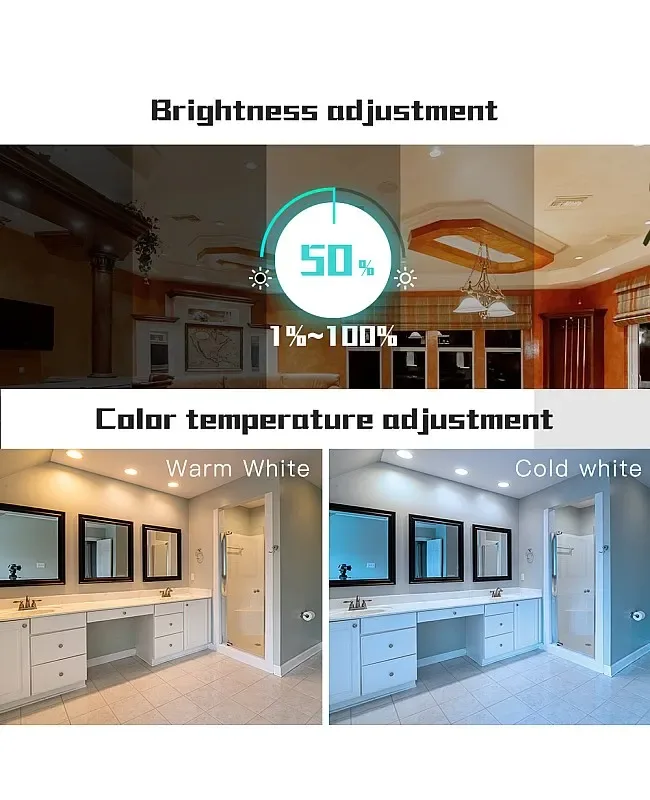6/9/12W Zigbee Downlight Pro RGB CCT APP Voice Control detail 05