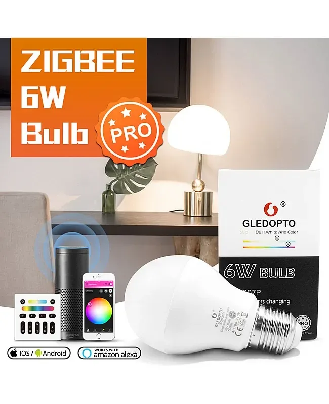 Zigbee 6W RGB CCT LED Bulb Pro detail 03