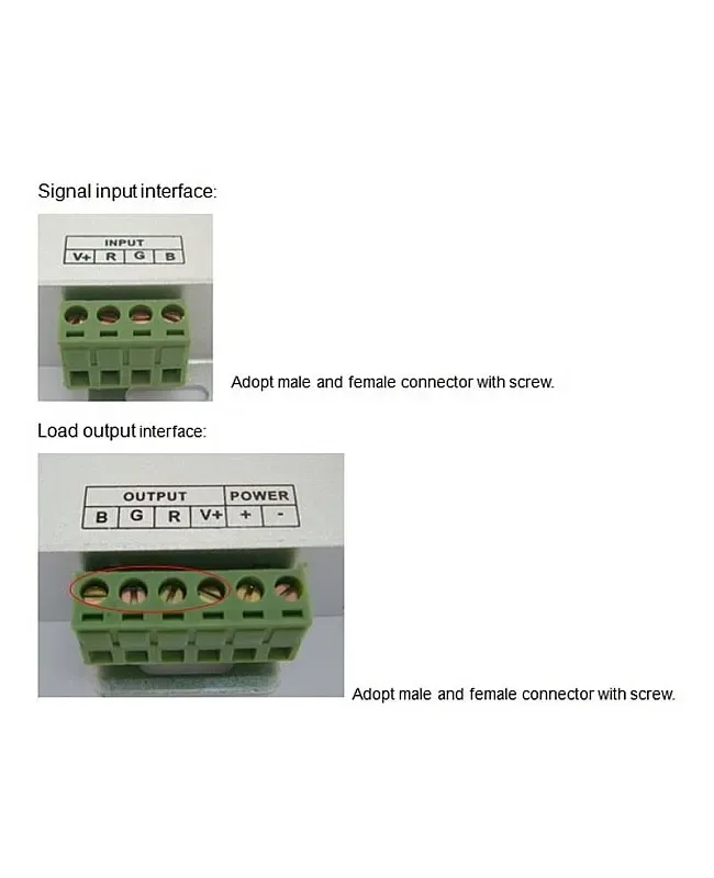 DC12V 144W RGB LED Signal Amplifier detail 04