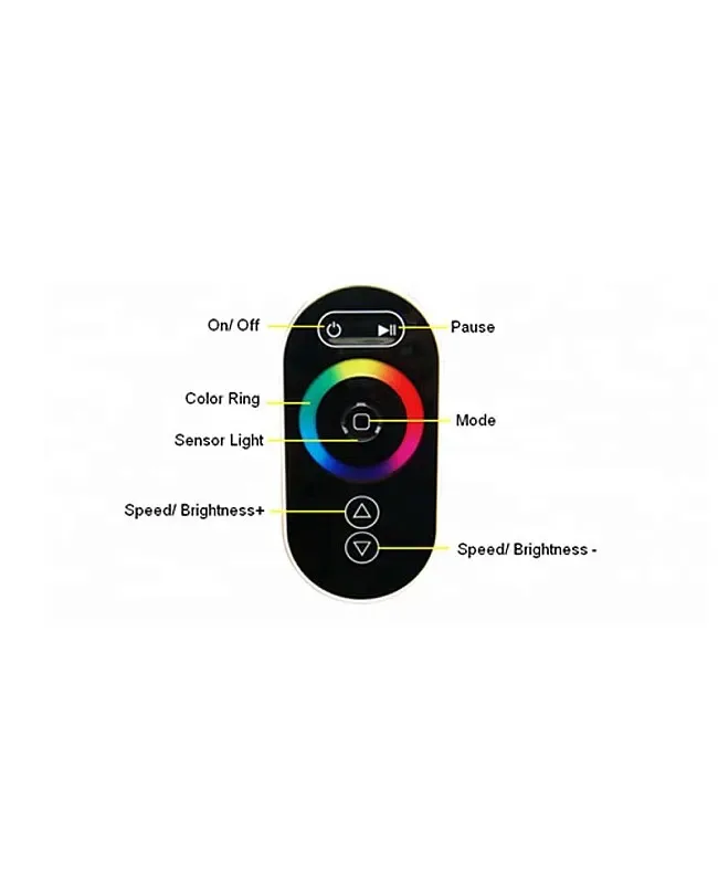 720W 12V RGB Controller With Touch Remote Control detail 06