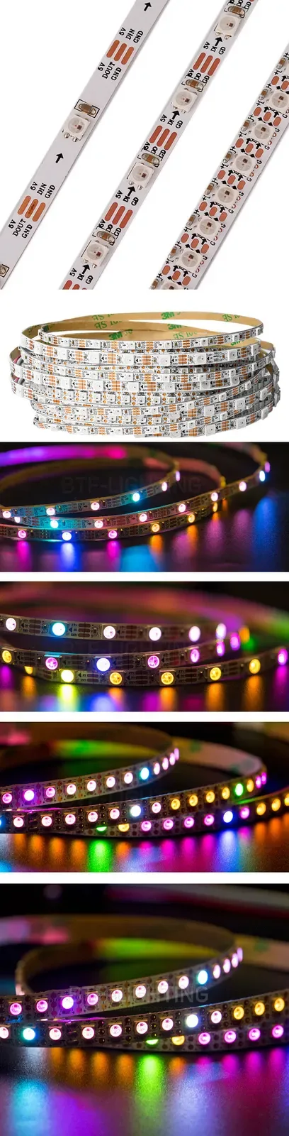 4MM 5MM 7MM Full Color SK6812 Mini LED Strips detail 11