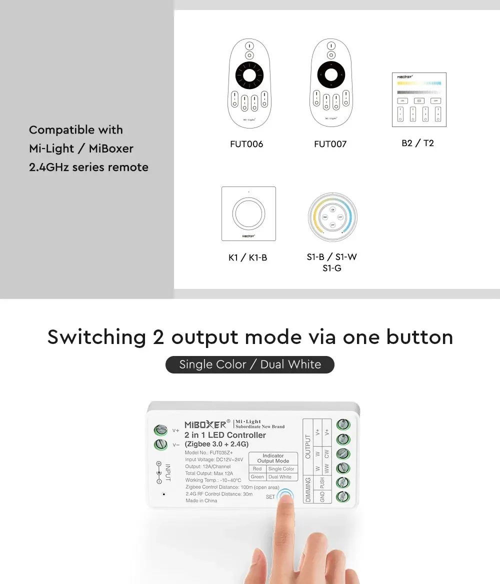 + Low Voltage Dimmer For Single Color/Dual White detail 09