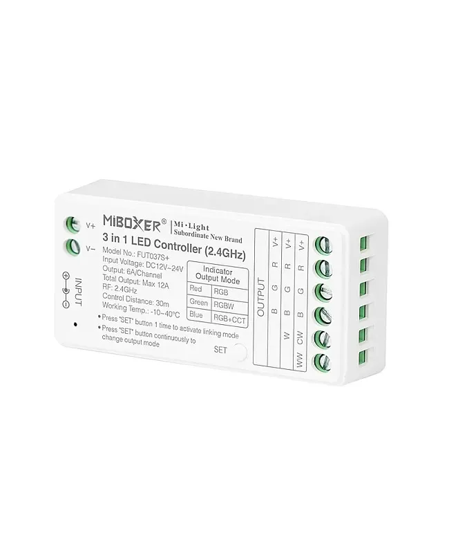 + 3 In 1 2.4G 2.4 GHz wireless controllers For RGB RGBW RGB+CCT detail 02