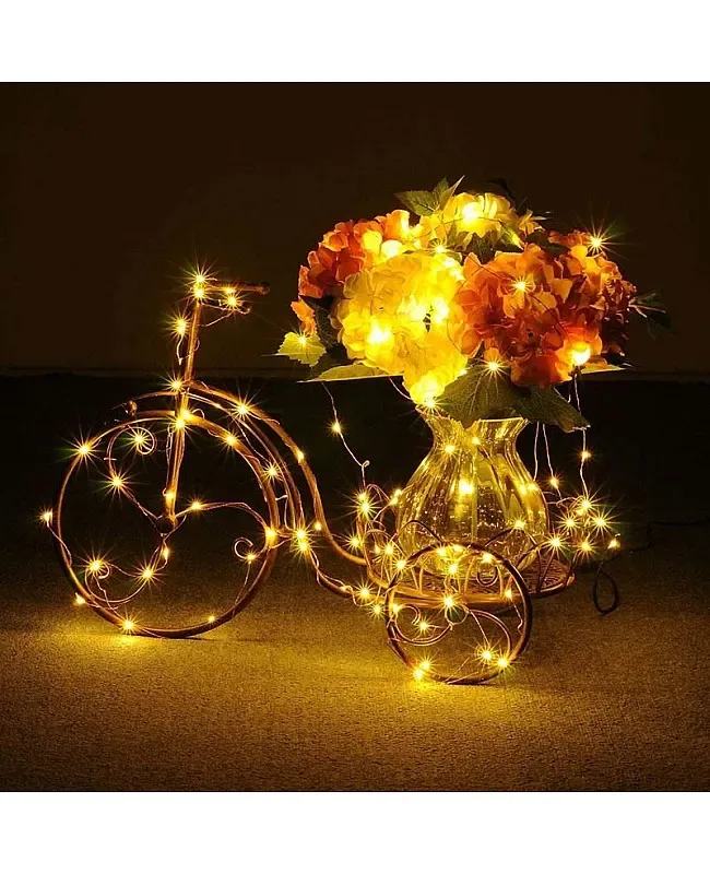 Solar Powered Outdoor Fairy String Lights With Remote Control detail 06
