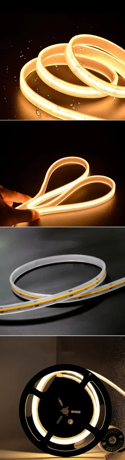 12V/24V IP67 Waterproof COB Outdoor LED Strips detail 08
