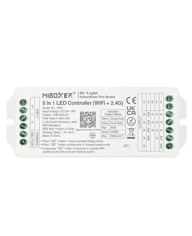 5 In 1 WiFi RGB Light Controller detail 02
