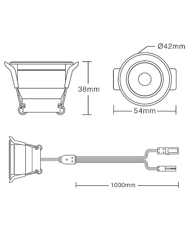 DC24V 3W RGBW Spotlights For House detail 05
