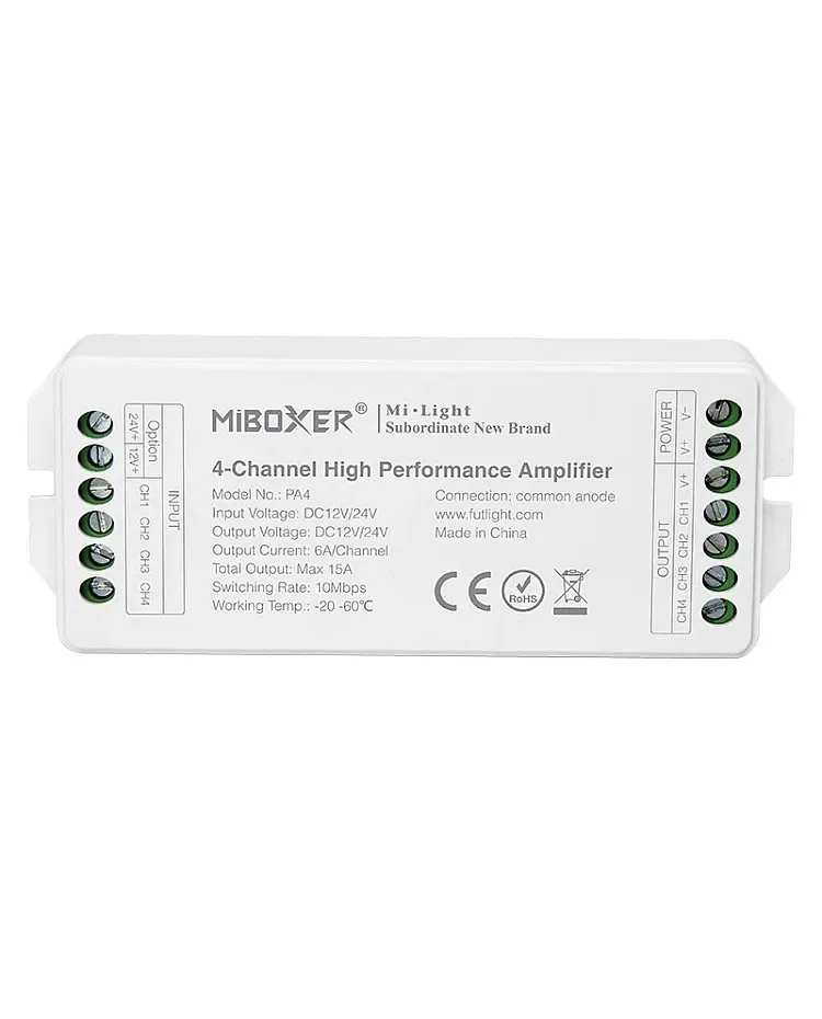 4 Channel High Speed RGBW Amplifier / product image