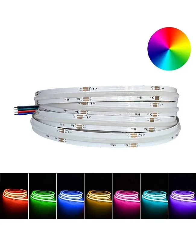 Seamless RGB COB LED Tape High CRI DC12V/24V detail 04